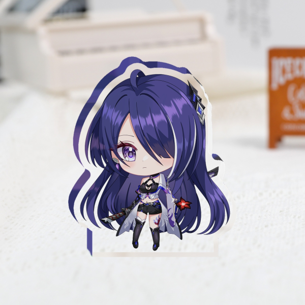 Acheron (Honkai: Star Rail) Thick Acrylic Stand No Base - 0.23"(60mm), 0.39"(10mm)