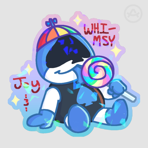 Whimsical Lancer Sticker
