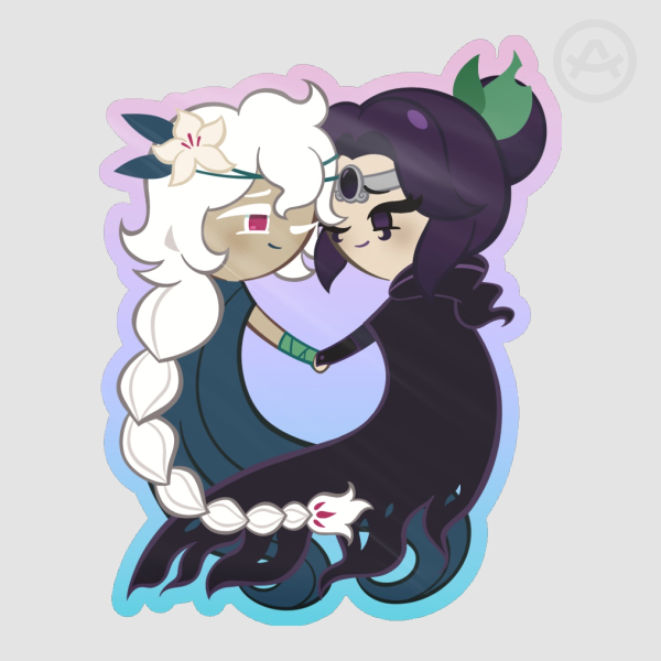 [Cookie Run] CurrantLily Sticker (White Lily x Black Currant)