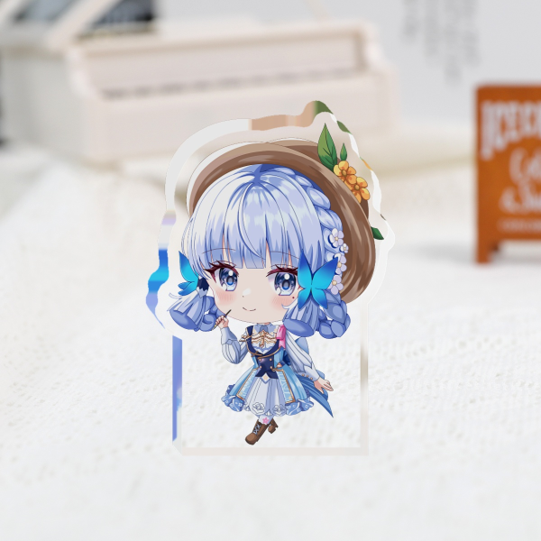 Kamisato Ayaka (Genshin Impact) Thick Acrylic Stand No Base - 0.23"(60mm), 0.39"(10mm)