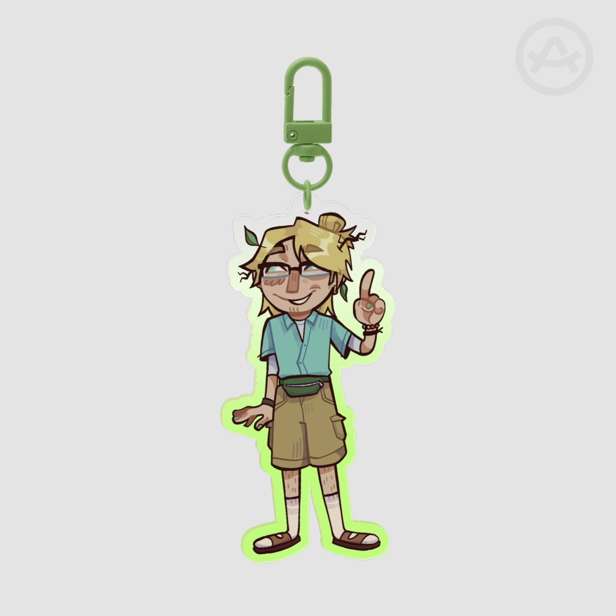 Henry Oak Acrylic Keychain