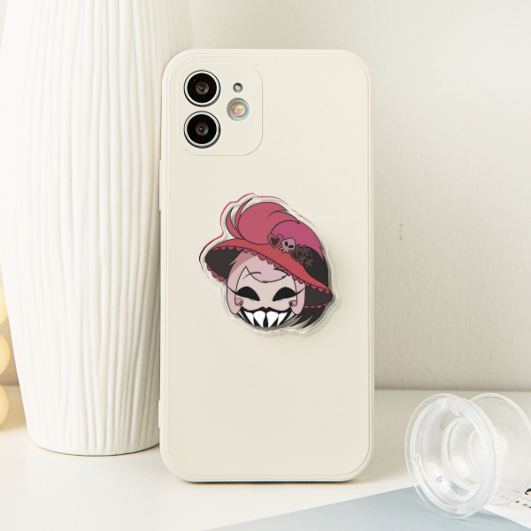 Rosie || Acrylic Airbag Phone Holder - 1.96"(50mm), Clear