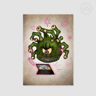 [ OC ] Zohn Irbaks The All Seeing Beholder - Poster Printing