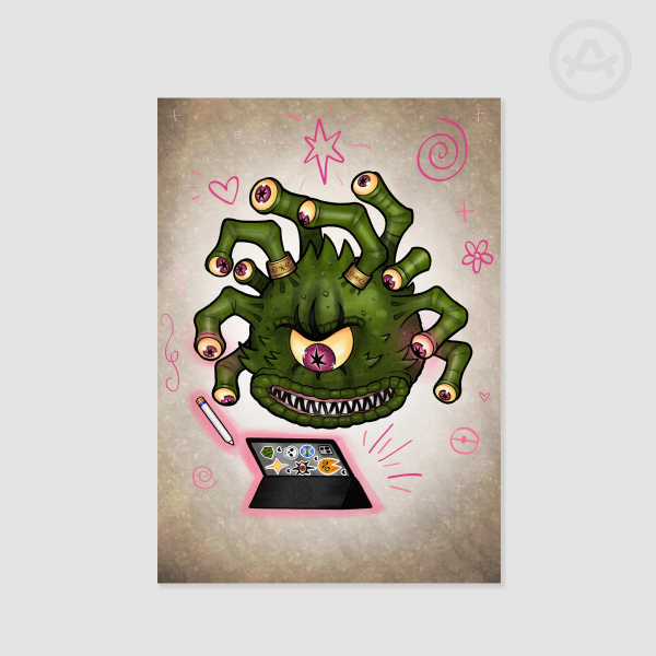 [ OC ] Zohn Irbaks The All Seeing Beholder - Poster Printing
