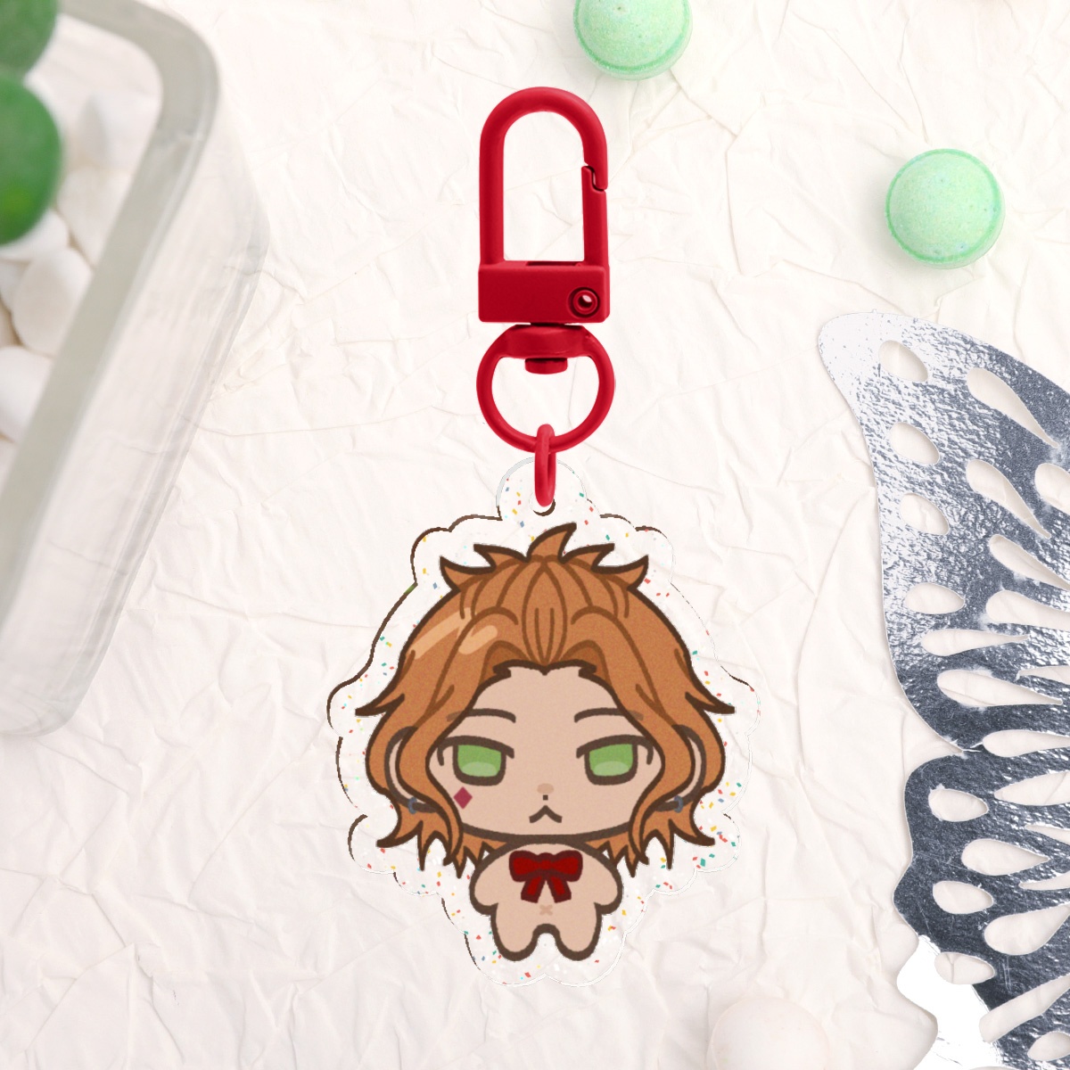 [TWST] Cater Diamond Small Gummy Glitter Acrylic Keychain