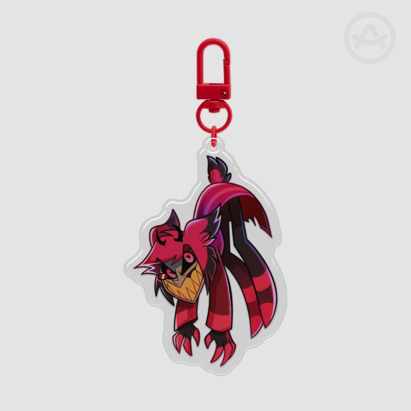 Alastor hanging Epoxy Keychain