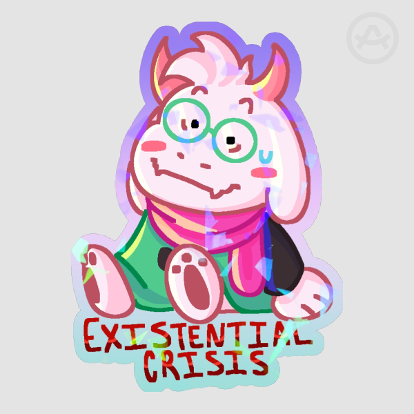 Existential Crisis Ralsei Sticker