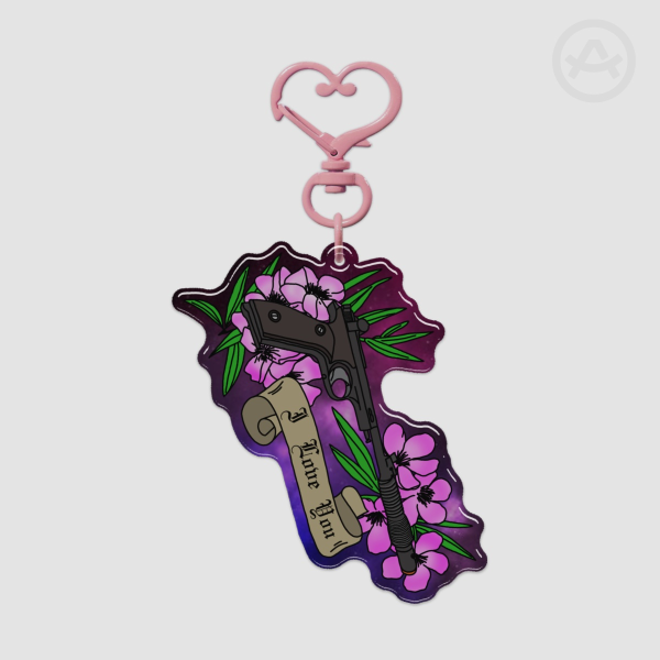 Princess Leia pistol Keychain