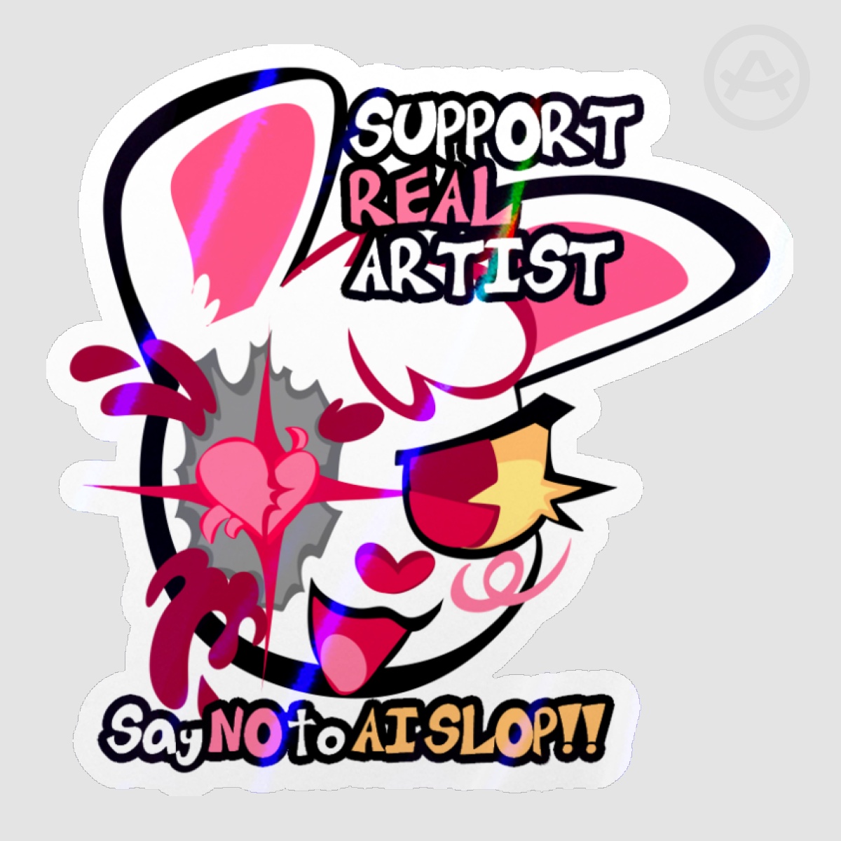 SAY NO TO AI SLOP ||Sticker