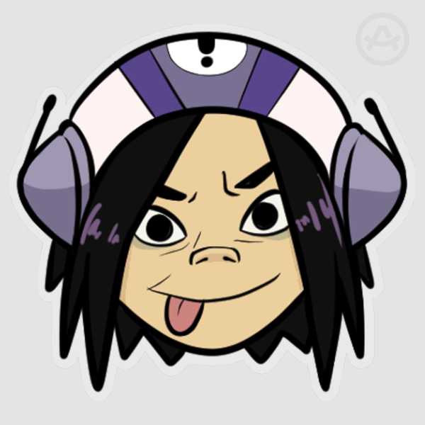 Noodle Clear Sticker