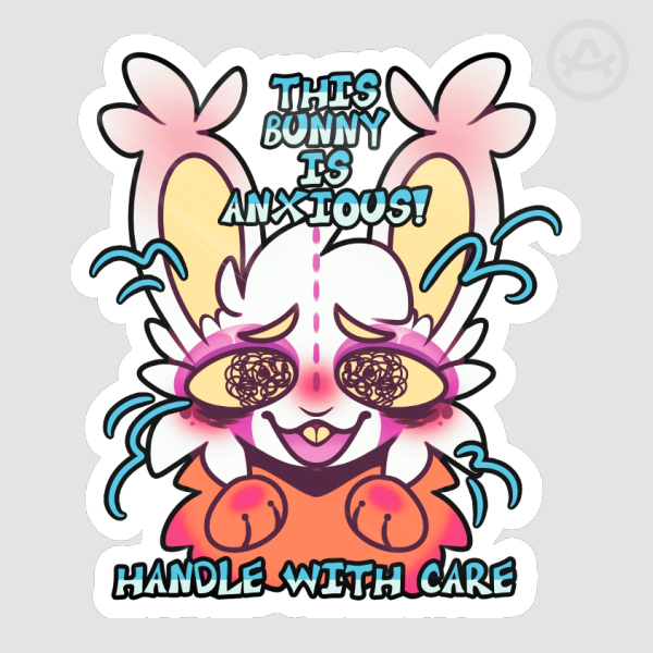 ANXIOUS WARNING! ||Sticker