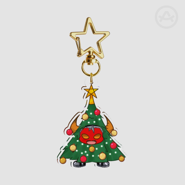 Hellven Christmas Tree Keychain