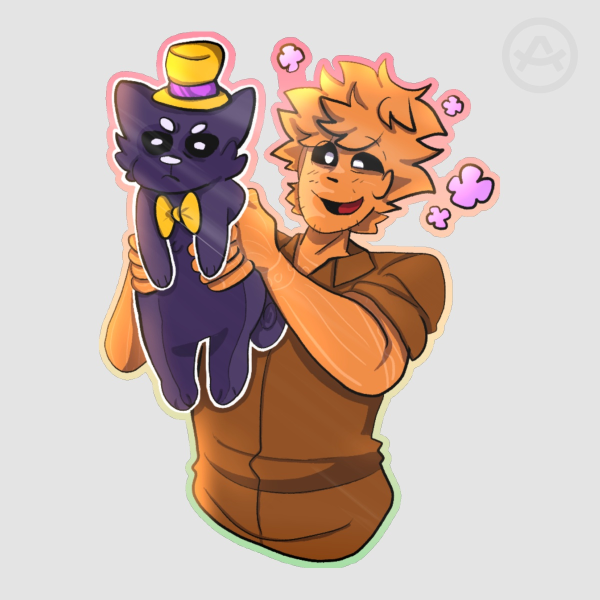(Big) Jack and Blackjack Edge Die Cut Sticker