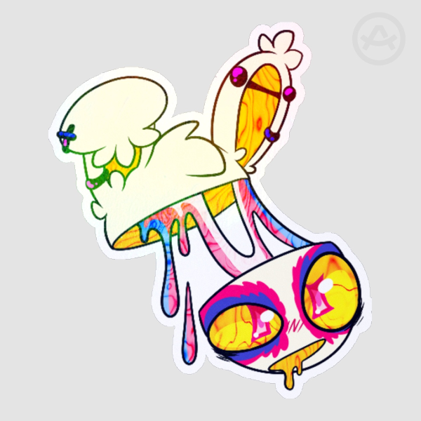 Trans Brain Slime|| Sticker