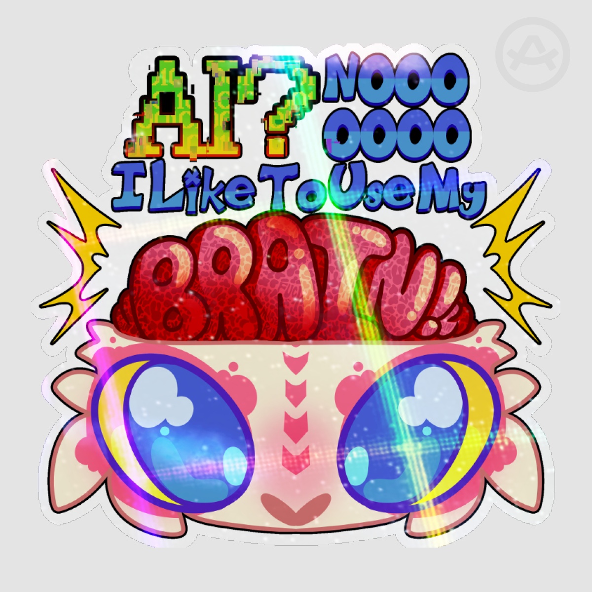 USE MY BRAIN ||Sticker