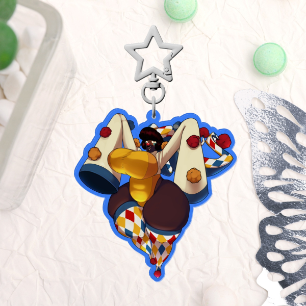 Clown Girl Keychain