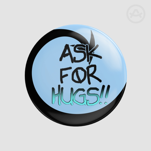 ASK FOR HUGS JAMIE|| Badge