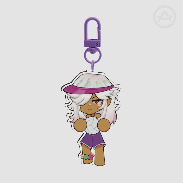Chibi Cyno Keychain - Beach