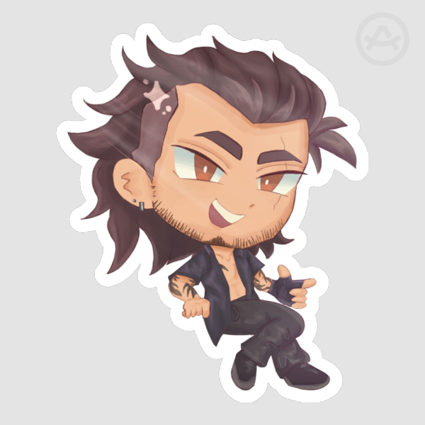 FFXV Gladiolus Amicitia Sticker