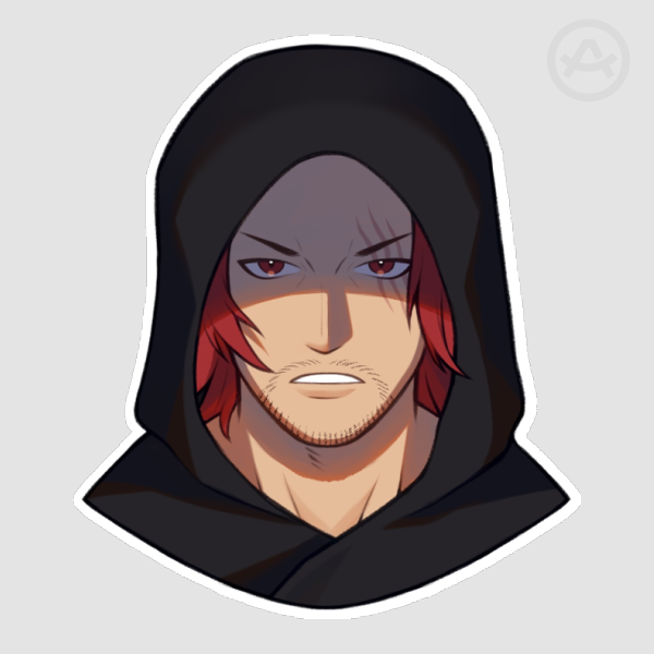 Hooded Shanks Sticker