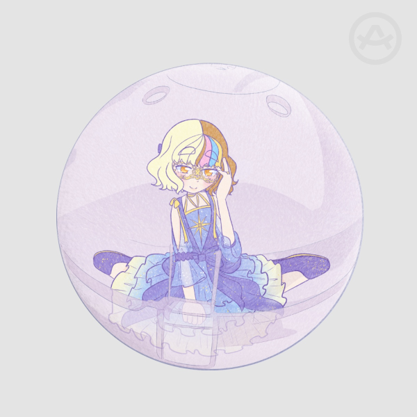 Gachapon Galaco Starlight Plush Badge