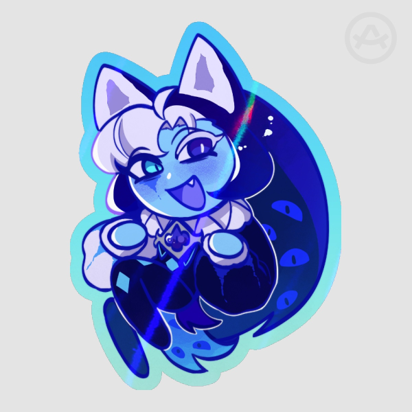 Wolf Shadow Milk Sticker