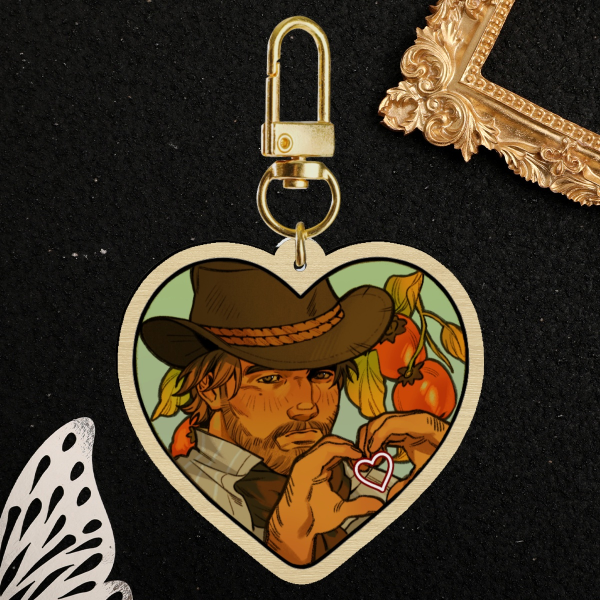 Arthur Morgan WOOD KEYCHAIN (RDR2)