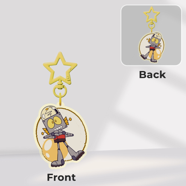 (Robot Jones) : Birdbrained Keychain (6cm)