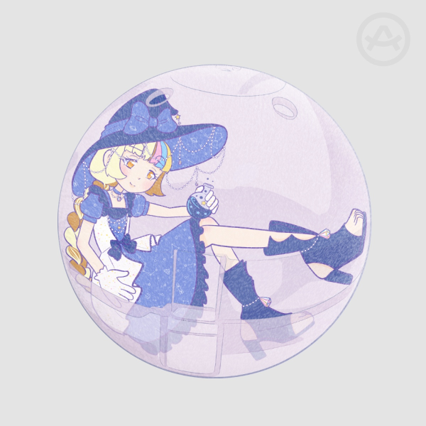 Gachapon Galaco Cosmic Witch Plush Badge