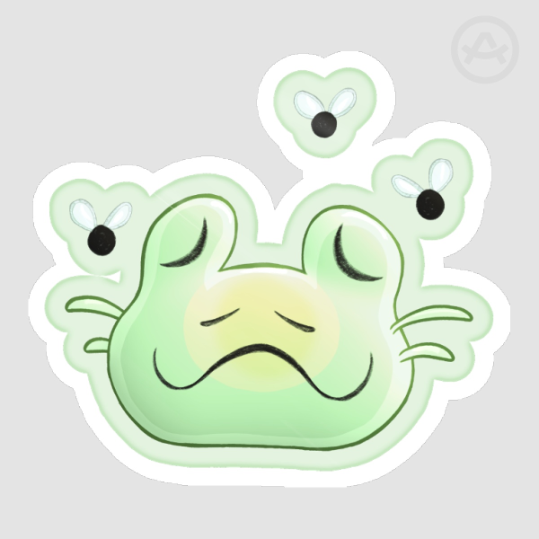 [Deltarune] Ribbick Die Cut Sticker