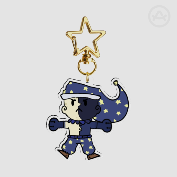 Moon Acrylic Keychain