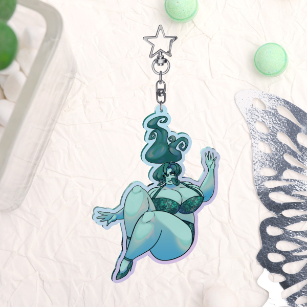 Ghost BBW Keychain