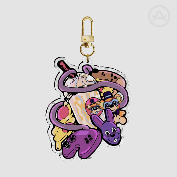 Fazbear Blast keychain