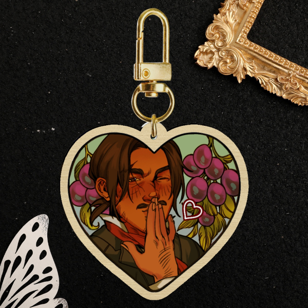 Javier Escuella WOOD KEYCHAIN (RDR2)