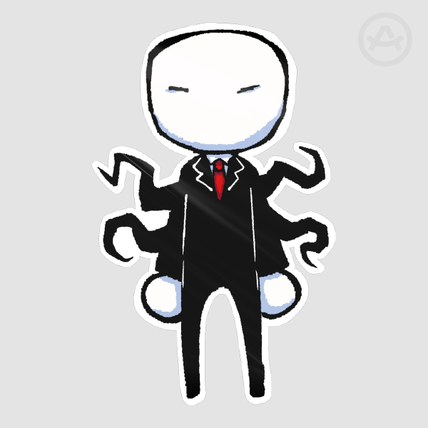 Slenderman Sticker [GLOSSY]