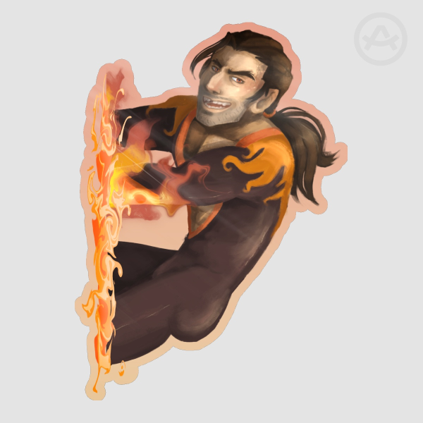 Dispatch: Flambae Frilly sticker