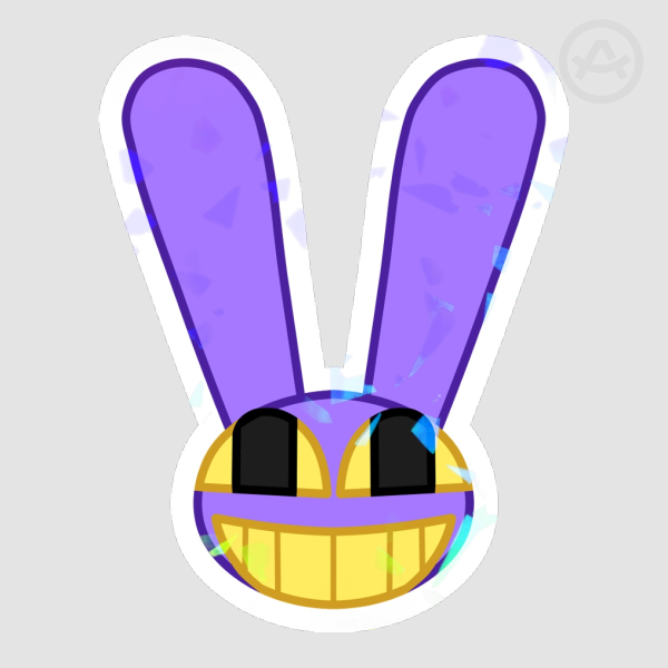 Jax holographic sticker
