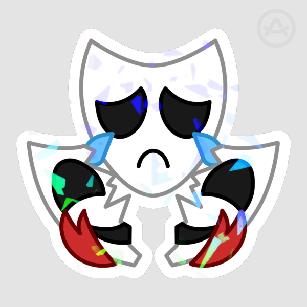 Gangle holographic sticker