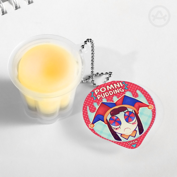 Pomni Pudding Keychain