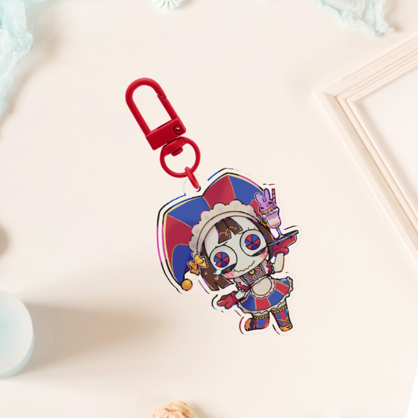 Pomni Maid Acrylic Keychains
