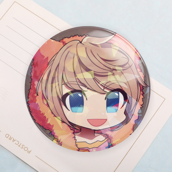 Old Chibi Carnelian Yuu Zola Project Button