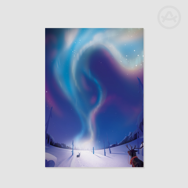 Original - Winter Lights - Art Print