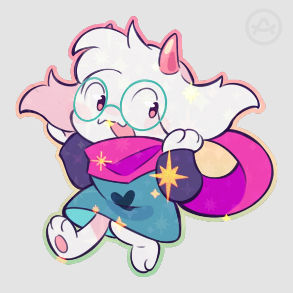 Hatless Ralsei Sticker