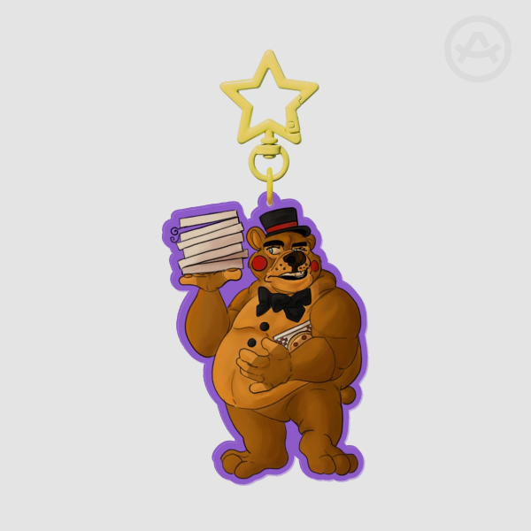 Toy Freddy Key Chain FNAF Collab