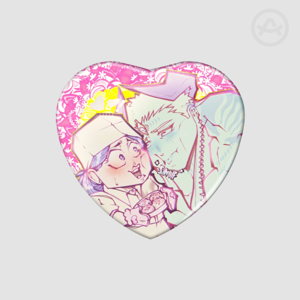 [Dabura♥Tomoe Kyoko][JJKM] Cooking love : Heart Shape Holographic Badge