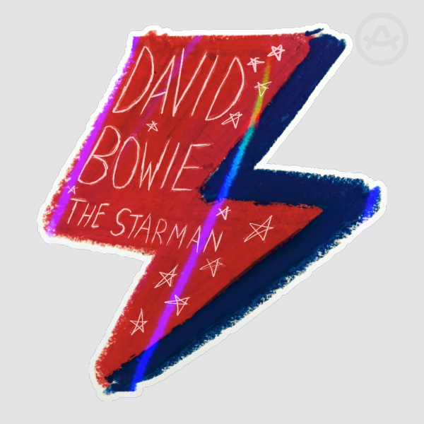 David Bowie Sticker