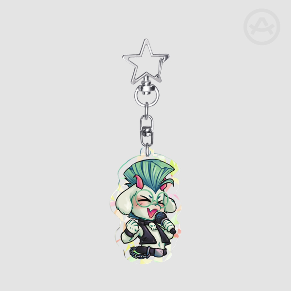 Ralsei - Broken Glass Acrylic Keychain (Deltarune)