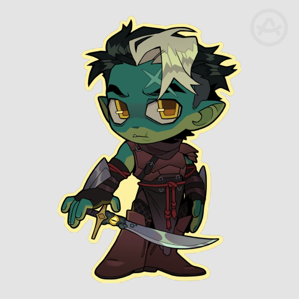 fjord stone sticker [ critical role | the mighty nein ]