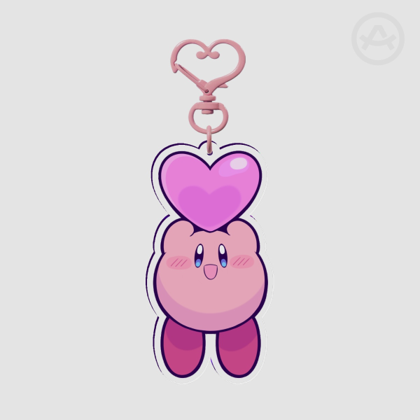 Kirby Acrylic Keychain