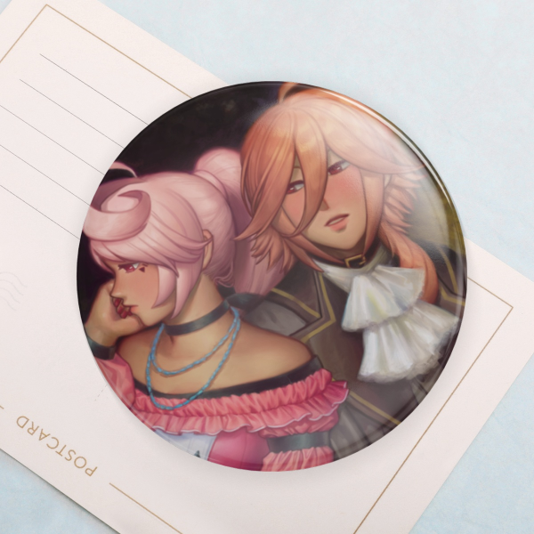 Hiomaika painting Button